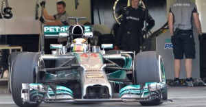 Hamilton topped the timesheets at the final day of the in-season test at Bahrain