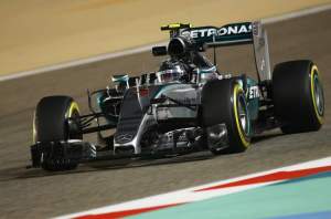 Nico Rosberg tops the timesheets in FP2. 
